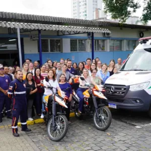 Lages recebe motolâncias e nova ambulância para o Samu