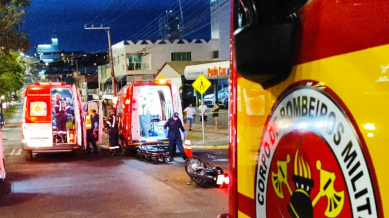 Motociclista morre após colisão com carro em Chapecó (1)