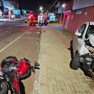 Motociclista sem CNH avança preferencial e morre após acidente em SC