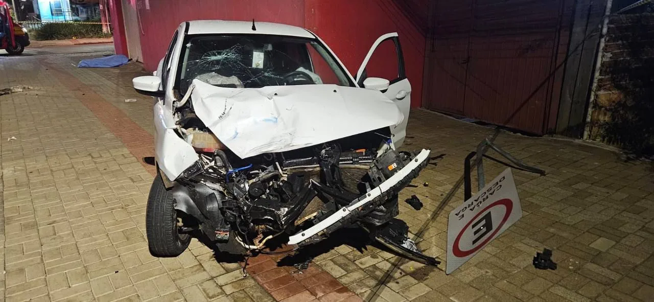 Motociclista sem CNH avança preferencial e morre após acidente em SC