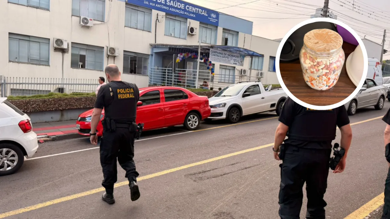 PF desarticula tráfico internaciona de drogas e medicamentos em SC (2)