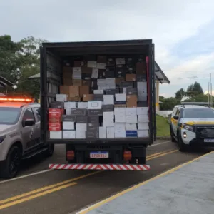 PMRv apreende mais de 2 mil garrafas de vinho em Lages | Foto: PMRv Serra