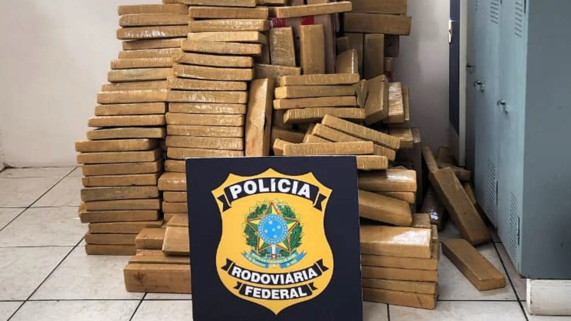 Droga vinha do Paraná e seria distribuída em Joinville; motorista foi preso em flagrante na BR-101