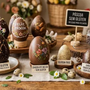 Páscoa sem glúten; veja opções de ovos em 2026