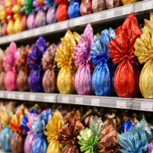 Preço do chocolate na Páscoa varia até 54%.| Foto: Imagem gerada por IA