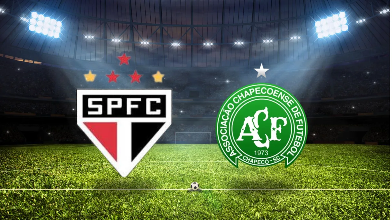 São Paulo x Chapecoense onde assistir e escalações
