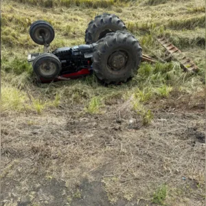 Trator capota e mata homem em cidade de SC (1)