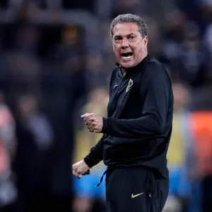 Vanderlei Luxemburgo é internado na UTI.| Foto:  Rodrigo Coca/Agência Corinthians/Divulgação /Reprodução