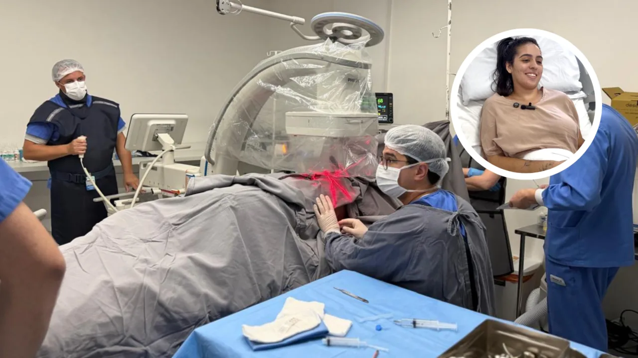 segunda aplicação de polilaminina em Santa Catarina