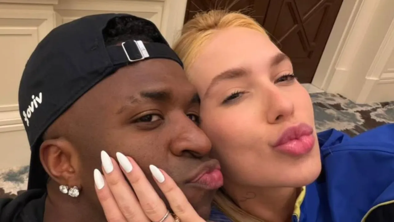 Após boatos de crise, Vini Jr. se declara para Virginia 'Te amo'