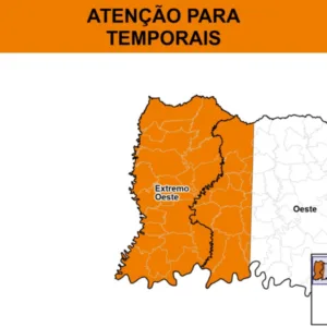 Defesa Civil alerta para temporais no oeste de SC | Foto: Defesa Civil