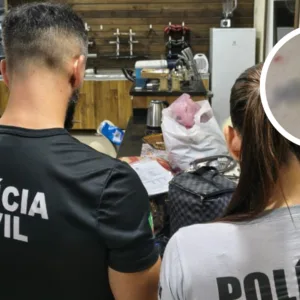 Foto 1: Polícia Civil/Reprodução | Foto 2: SBT RS