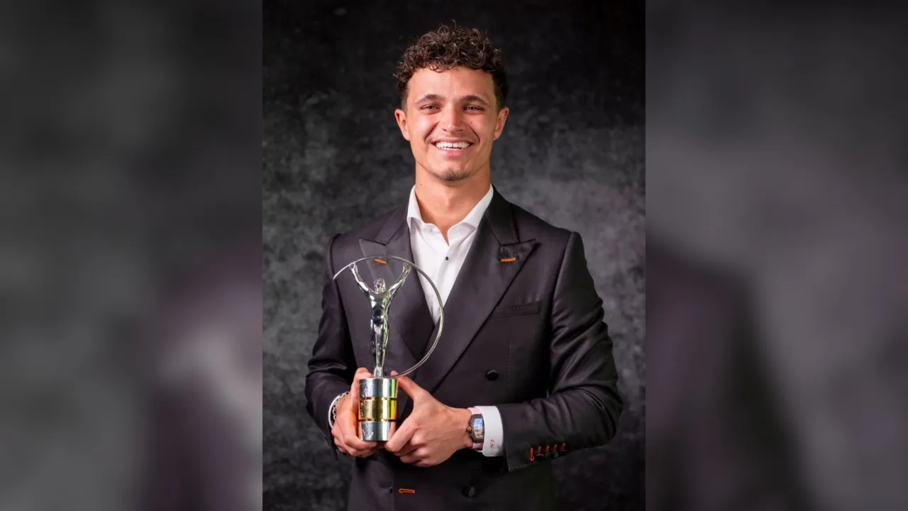F1 Lando Norris conquista Prêmio Laureus de 'Revelação do Ano'