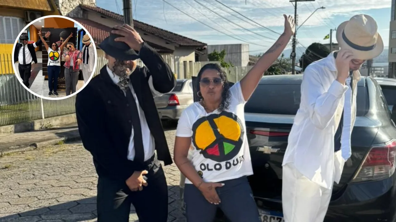 Família catarinense viraliza ao se vestir de Michael Jackson para buscar filha no trabalho