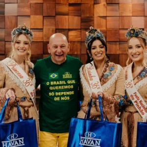 Festa do Pinhão intensifica divulgação e anuncia Luciano Hang como embaixador
