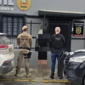 Foragido por crime contra criança é preso em Alfredo Wagner | Foto: Reprodução