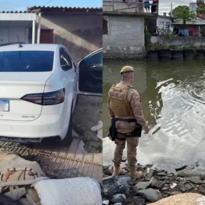 Foragido pula de carro em movimento, foge a nado e acaba preso em SC | Foto: Ricardo Pastrana