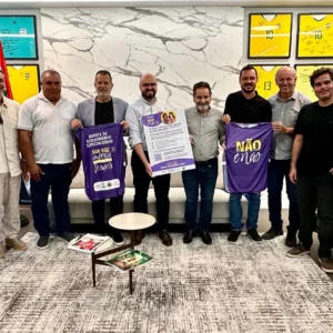 Futebol catarinense reforça combate à violência contra a mulher