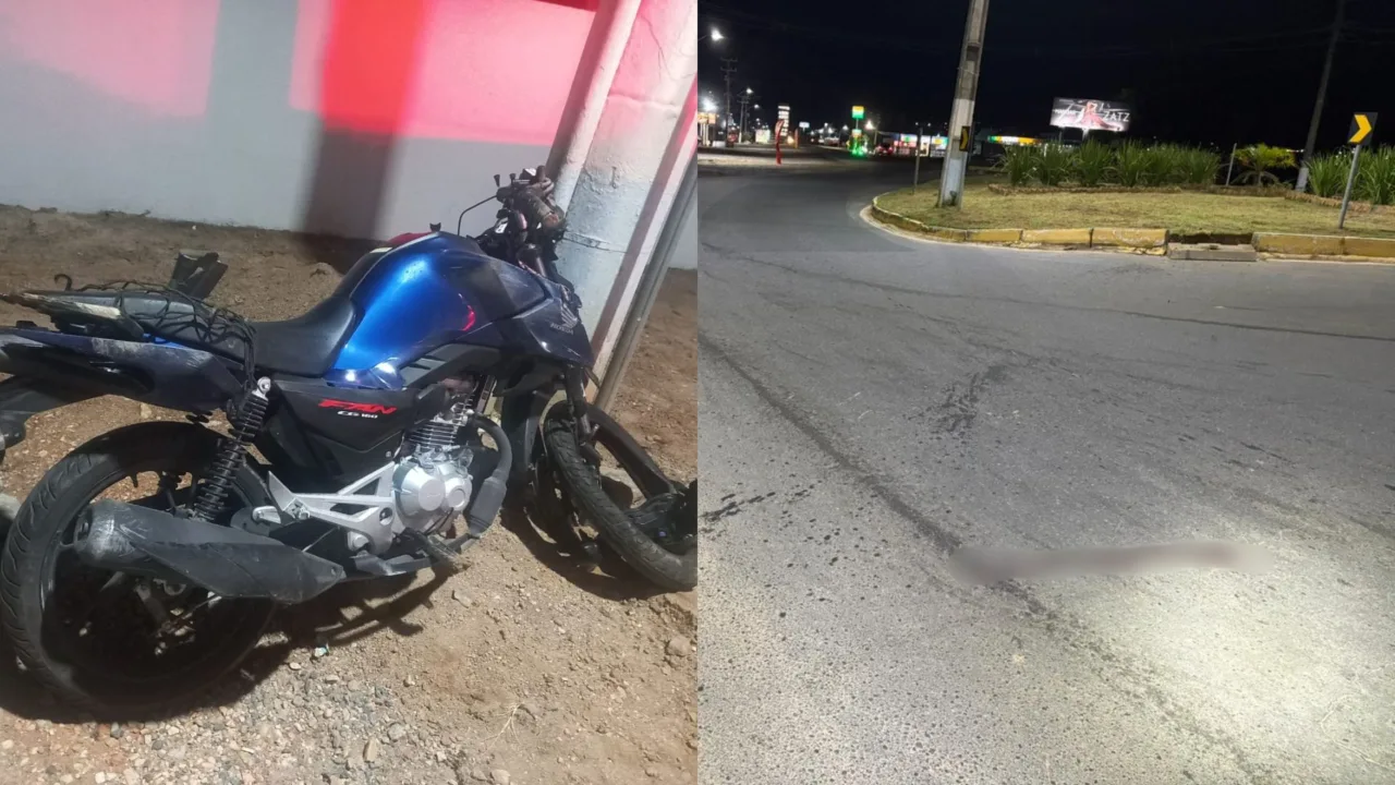 Homem morre após perder controle da moto e bater em rotatória na SC-410
