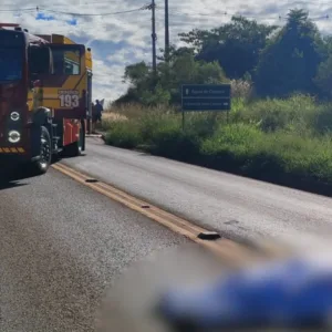 Homem morre após ser atropelado por ônibus na SC-283, em Chapecó - Imagem: reprodução