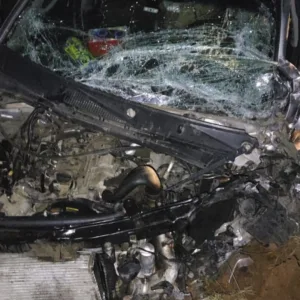 Homem morre preso às ferragens após colisão na BR-282, em Bom Retiro - Imagem: reprodução/ CBMSC