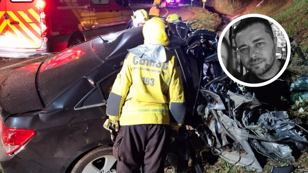 Identificado passageiro que morreu após batida violenta na BR-280