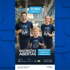 Sadalla Run abre inscrições para corrida em Joinville. | Foto: Divulgação