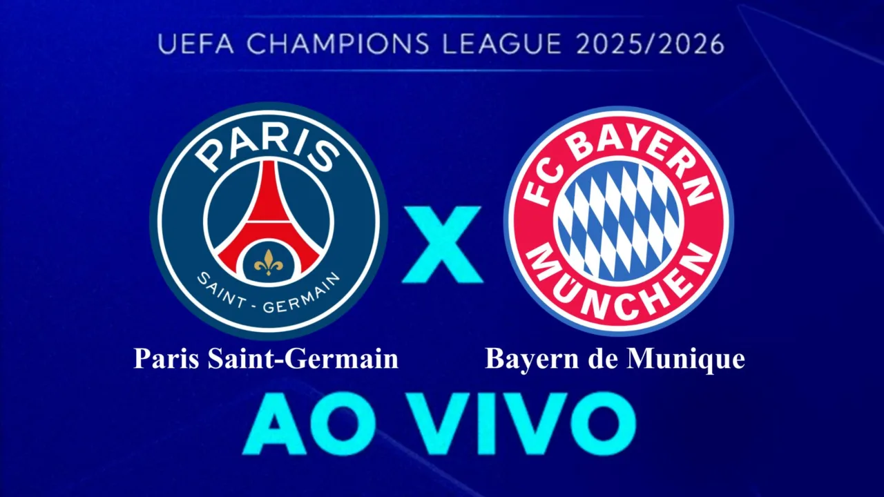 PSG x Bayern onde assistir a semifinal