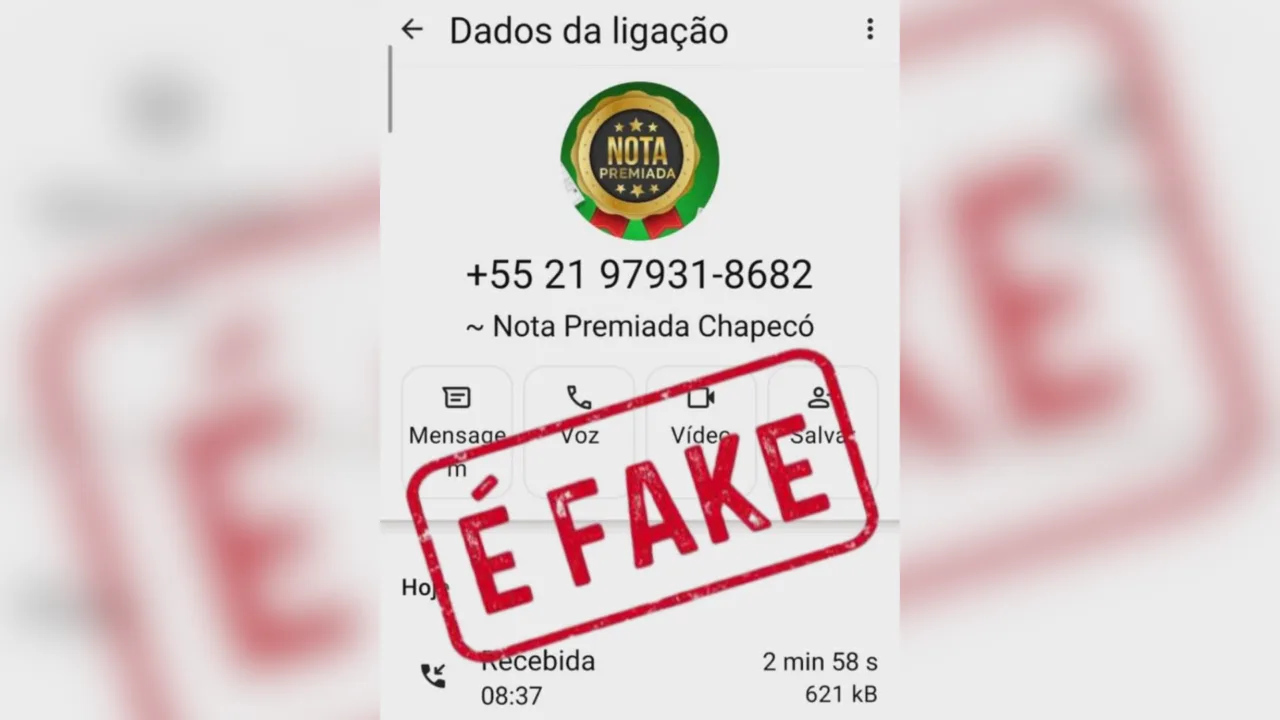 Prefeitura de Chapecó alerta para golpe de falsa premiação