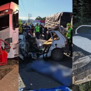 SC registra 16 mortes em acidentes no início do feriadão de Tiradentes