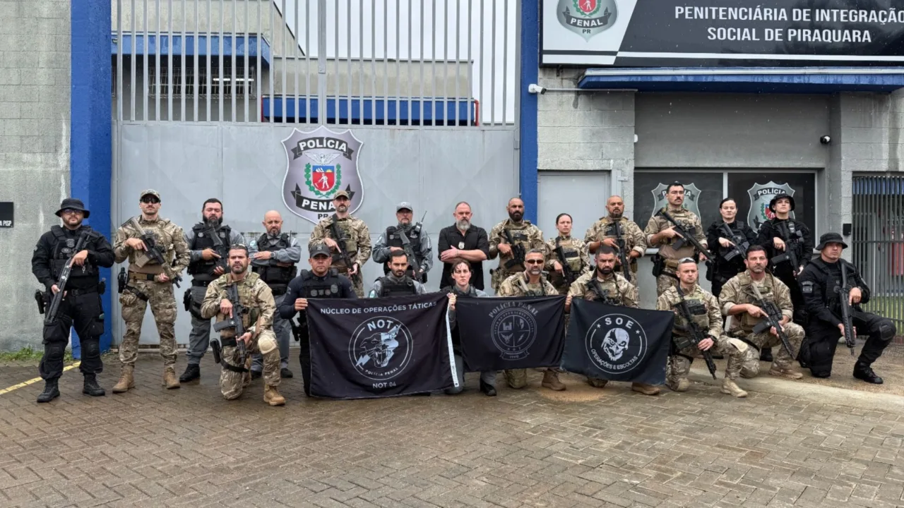 SC transfere 25 presos ao Paraná em operação