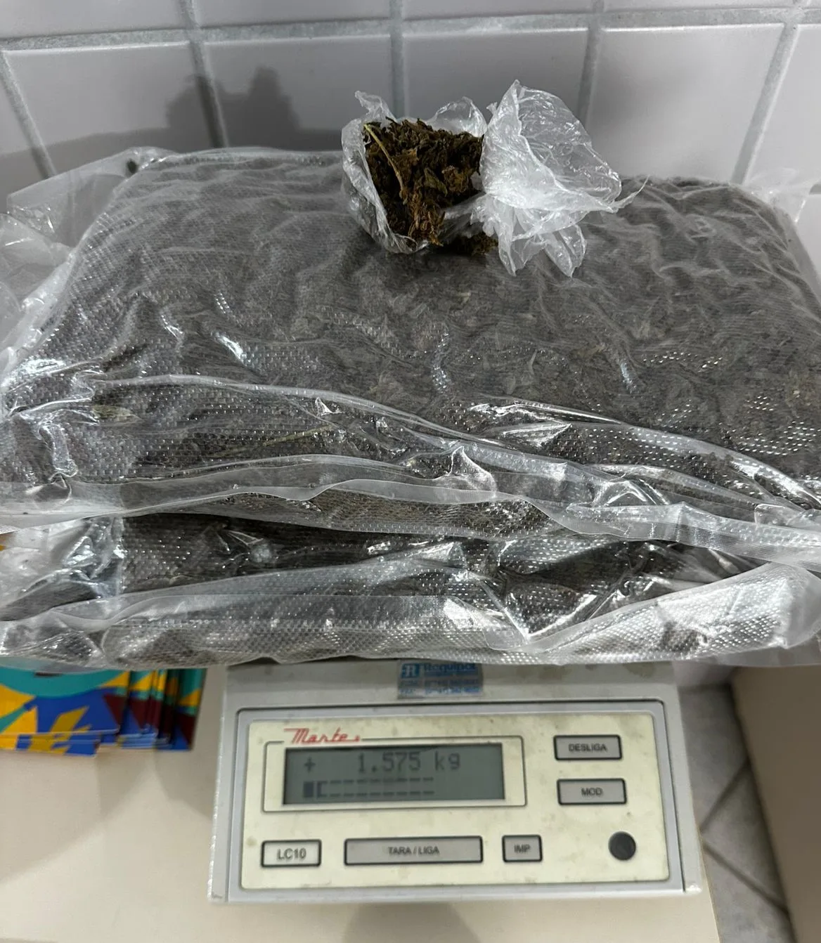 'Supermaconha' é encontrada em compartimento falso de mala em SC