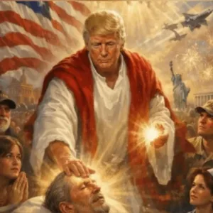 Trump publica imagem como Jesus e gera polêmica