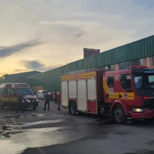 Vazamento de amônia deixa trabalhador ferido em Lages | Foto: 5º BBM