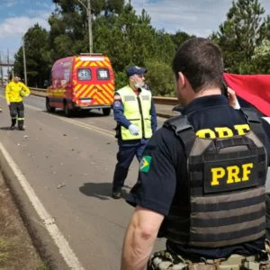 Vídeo registra acidente que terminou com morte de motociclista em SC