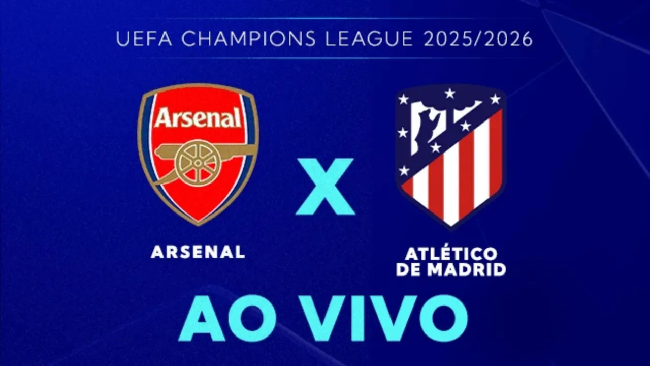 Assista Arsenal x Atlético de Madrid ao vivo pelo SBT