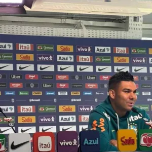 Casemiro comenta Neymar e explica fala sobre Endrick.| Foto: Reprodução SBT Sports