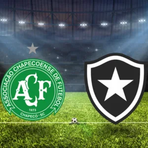 Chapecoense x Botafogo onde assistir, e escalações.| Foto: Reprodução SCC10 