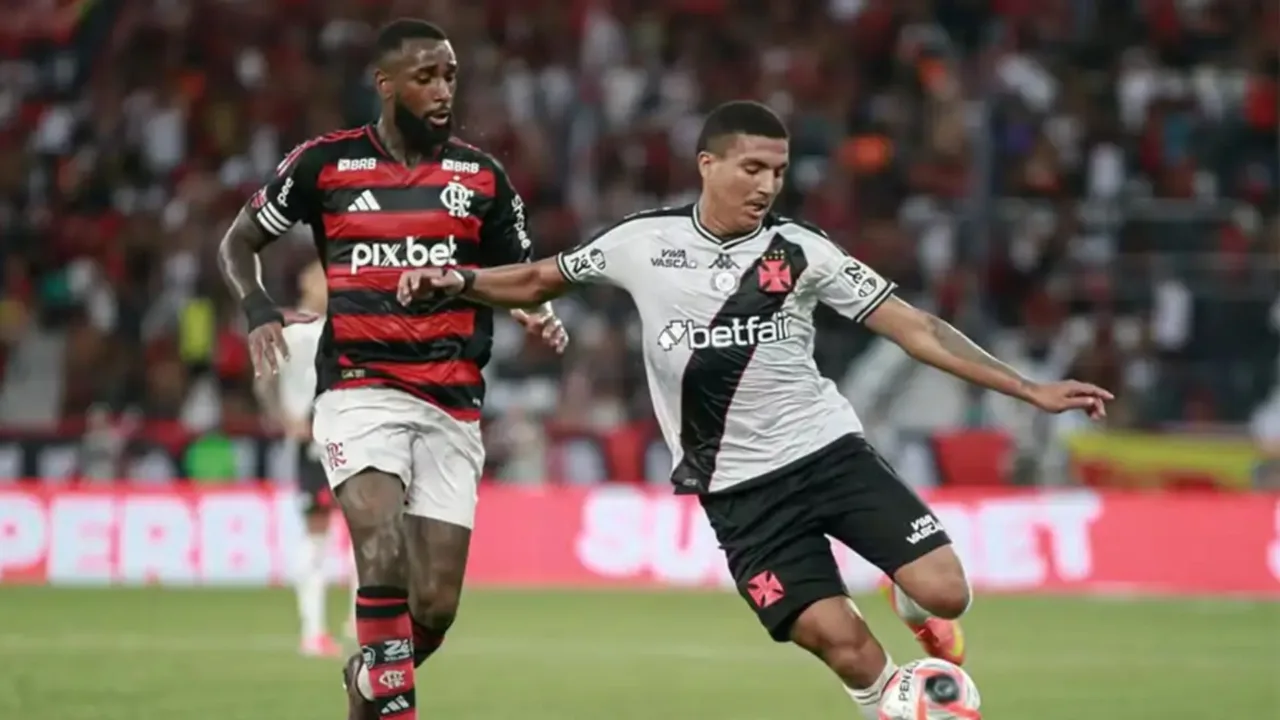 Clássico pegando fogo Flamengo sai na frente, e Vasco busca reação no 2º tempo