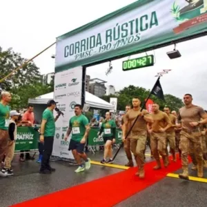 Corrida da PM altera trânsito na Beira-Mar Norte domingo (24).| Foto: Divulgação / Reprodução