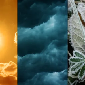 Feriado terá sol e calor, mas fim de semana vira com temporais em SC; veja a previsão | Foto: Montagem/Canva