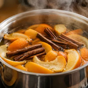 Ferva casca de laranja com canela e veja o que acontece na sua casa | Foto: Imagem gerada por IA