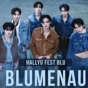 Hallyu Korean Fest chega a Blumenau com show internacional do NTX | Foto: Reprodução/Instagram (@kbeat_enter, @hallyufestblu, ntx_official_) 