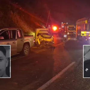Identificadas vítimas de acidente fatal na SC-114 em São Joaquim | Fotos: Reprodução/5º BBM