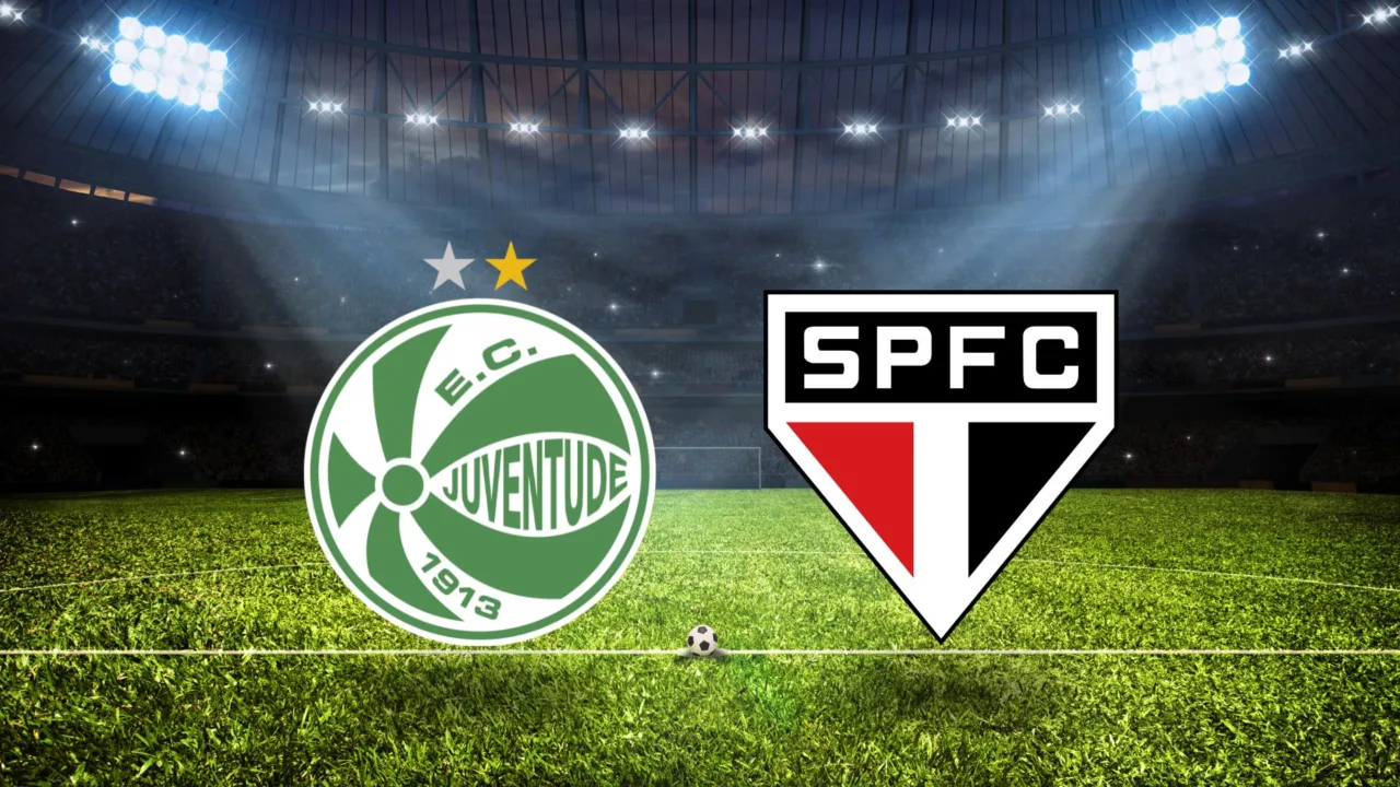 Juventude x São Paulo onde assisti e escalações
