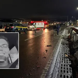 Morre jovem ejetado em acidente na BR-282 em Lages