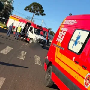 Motociclista morre após batida com carro na BR-282 em SC | Foto: Divulgação/CBMSC
