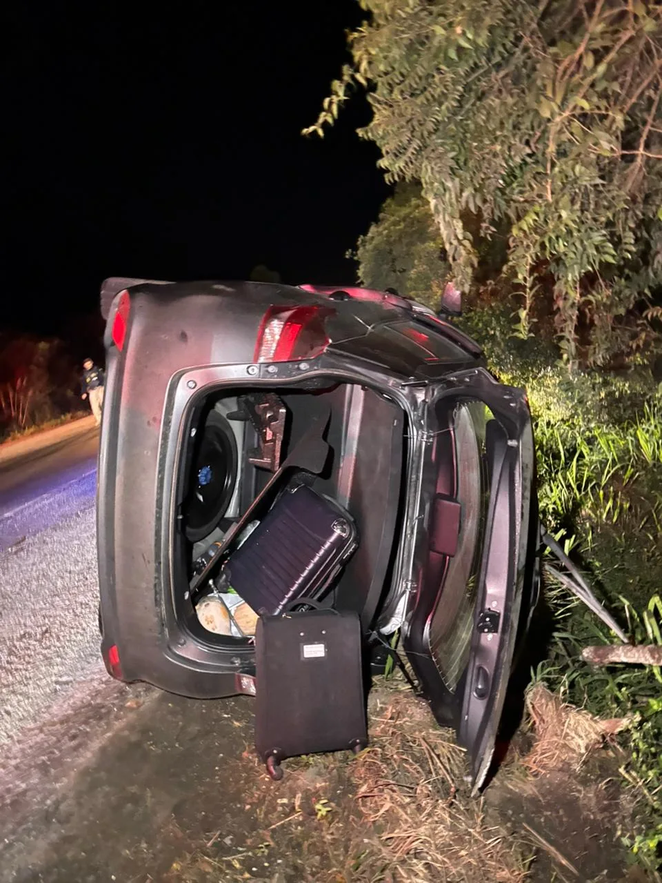 Motociclista morre após colisão com carro na BR-280 em SC (1)