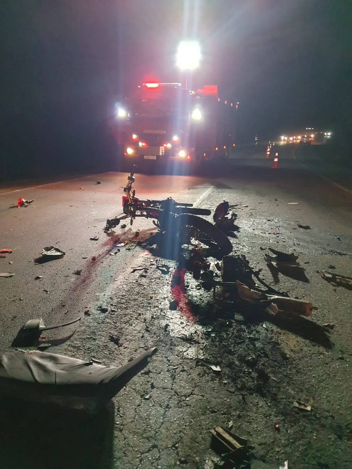 Motociclista morre após colisão com carro na BR-280 em SC