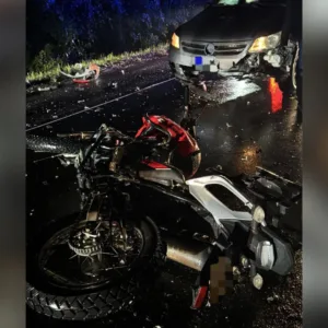 Motociclista morre após grave acidente BR-280 em SC